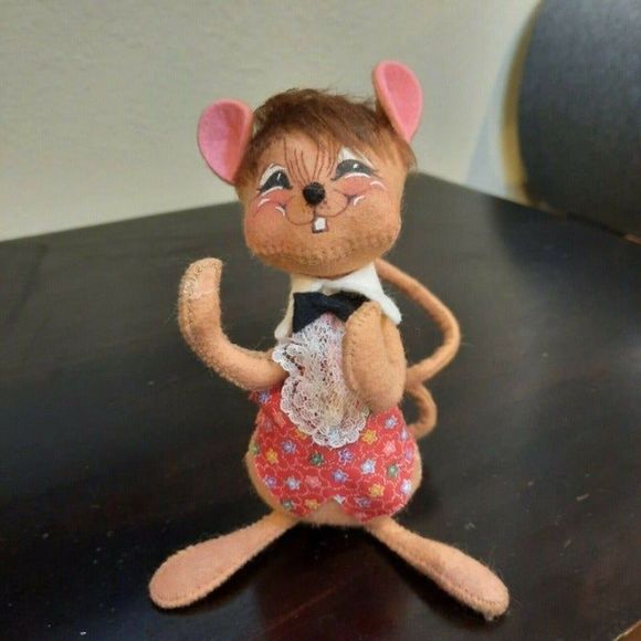 Vtg Annalee Mobilitee Dolls- Sweetheart Mouse Couple - 1998  Valentines Day Mice - Picture 6 of 10